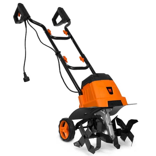 Wen 14 2 In 7 Amp Electric Tiller And Cultivator Tc0714 The Home Depot - Electric Garden Tillers