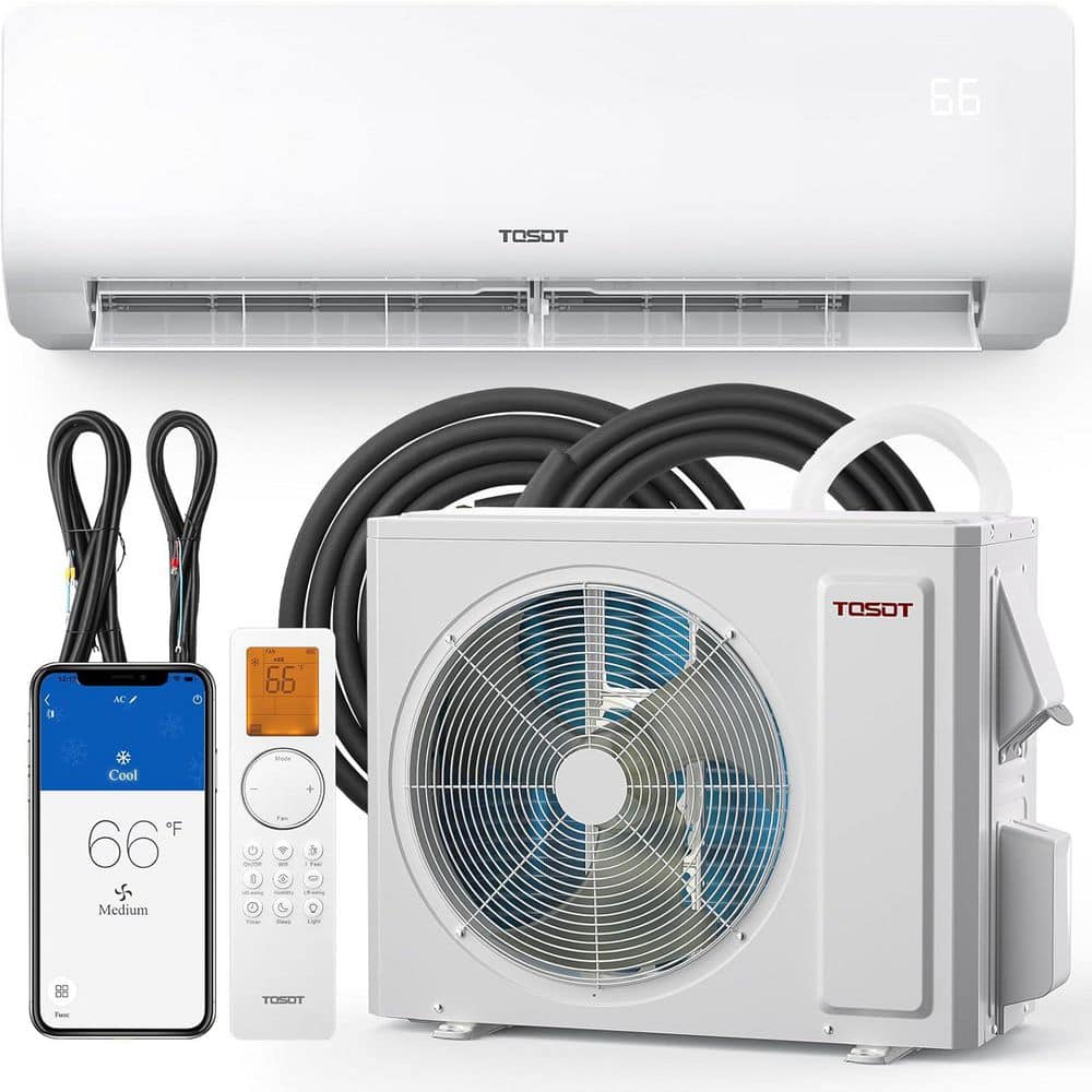 24,000 BTU Mini-Split Air Conditioner & Heat System 19 SEER2 Wifi DuctlessInverter AC 16 ft. Copper LineSet 208-230-Volt price history on PriceWatchPro