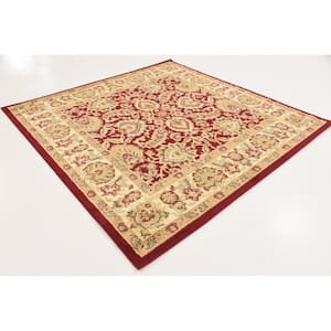 Voyage Asheville Red 6' 0 x 6' 0 Square Rug