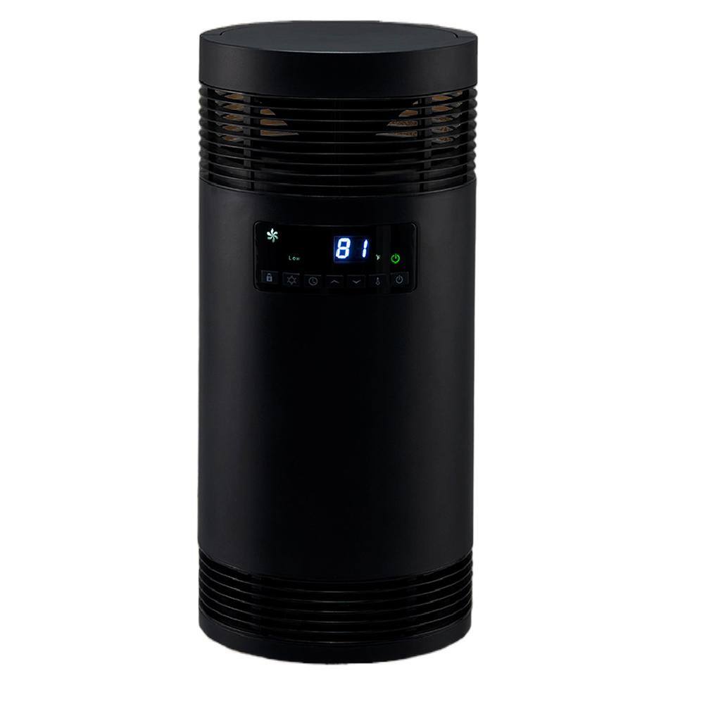 1500W 360° Electric Portable 18.46 in. Ceramic Space Heater, Compact Conve