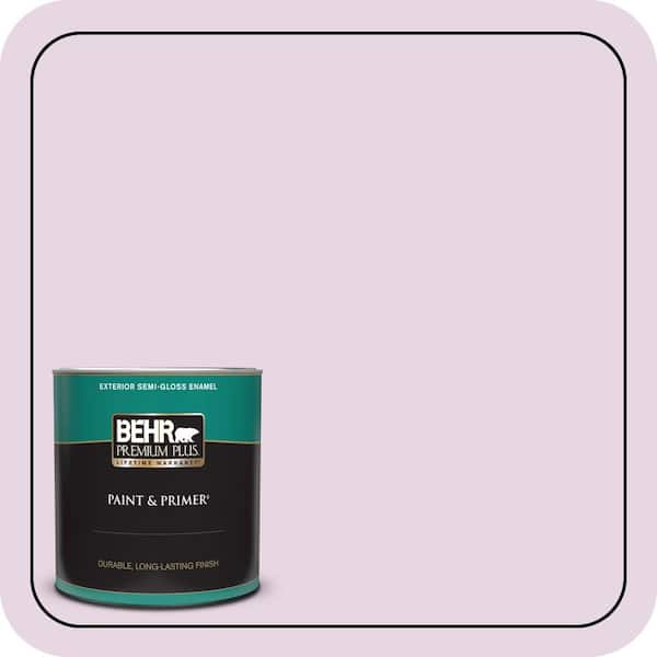 BEHR PREMIUM PLUS 1 qt. #CE-03 Unfading Dusk Semi-Gloss Enamel Exterior Paint & Primer
