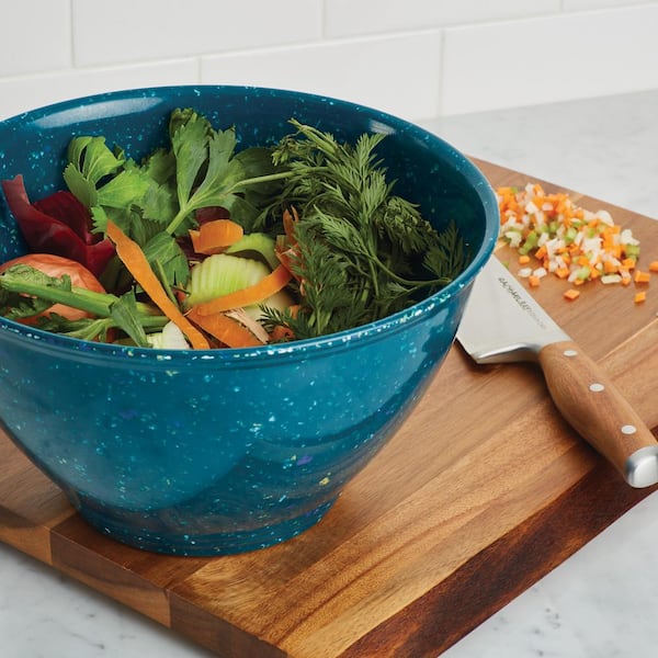 Rachael Ray Marine Blue Mixing Bowl 46236 - The Home Depot