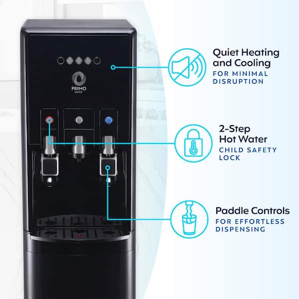 Primo Black Bottom Load Water Dispenser Htrio 601258-C - The Home