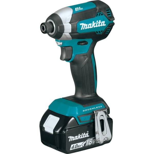 Depot Drill LXT w/ Makita Combo Home 4Ah Impact - (2) (2-Tool) Brushless Cordless Hammer and Kit Batteries, Lithium-Ion Driver Bag The XT269M 18V
