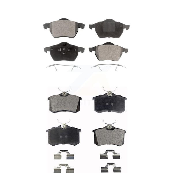 TEC Front Rear Ceramic Brake Pads Kit For Audi A4 Quattro A6 S4 KTC-100420