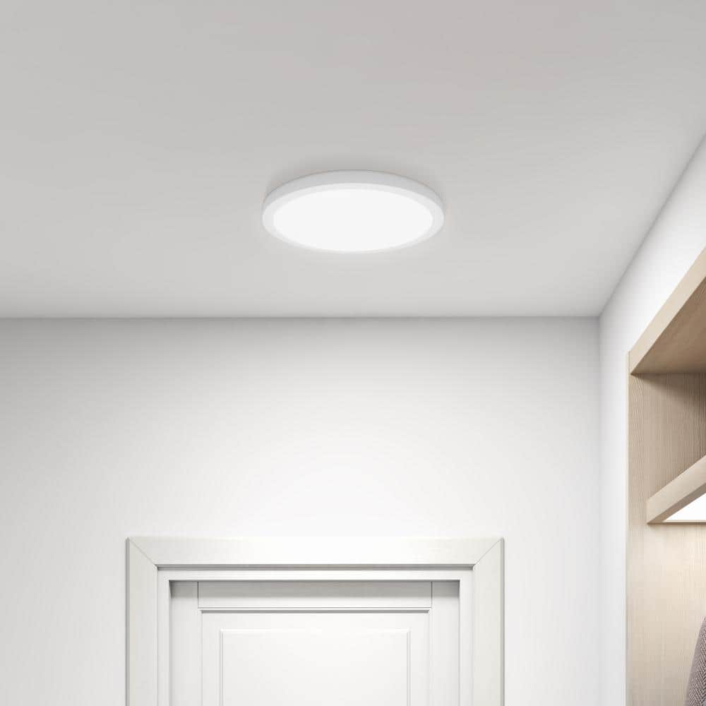 ModPLUS 16" Round White LED Flush Mount Ceiling Light