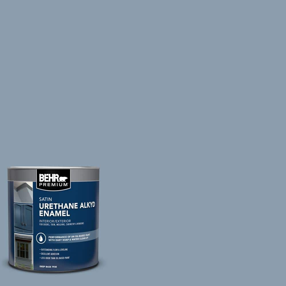 1 qt. #BNC-08 Sonata Blue Satin Enamel Urethane Alkyd Interior/Exterior Paint price history on PriceWatchPro