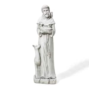 36.25 in. H MGO St. Francis Garden Statue