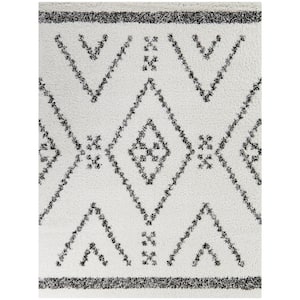 Culver Cream/Charcoal 8 ft. x 10 ft. Geometric Area Rug