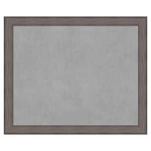 Country Barnwood 45 in. x 37 in. Framed Magnetic Board