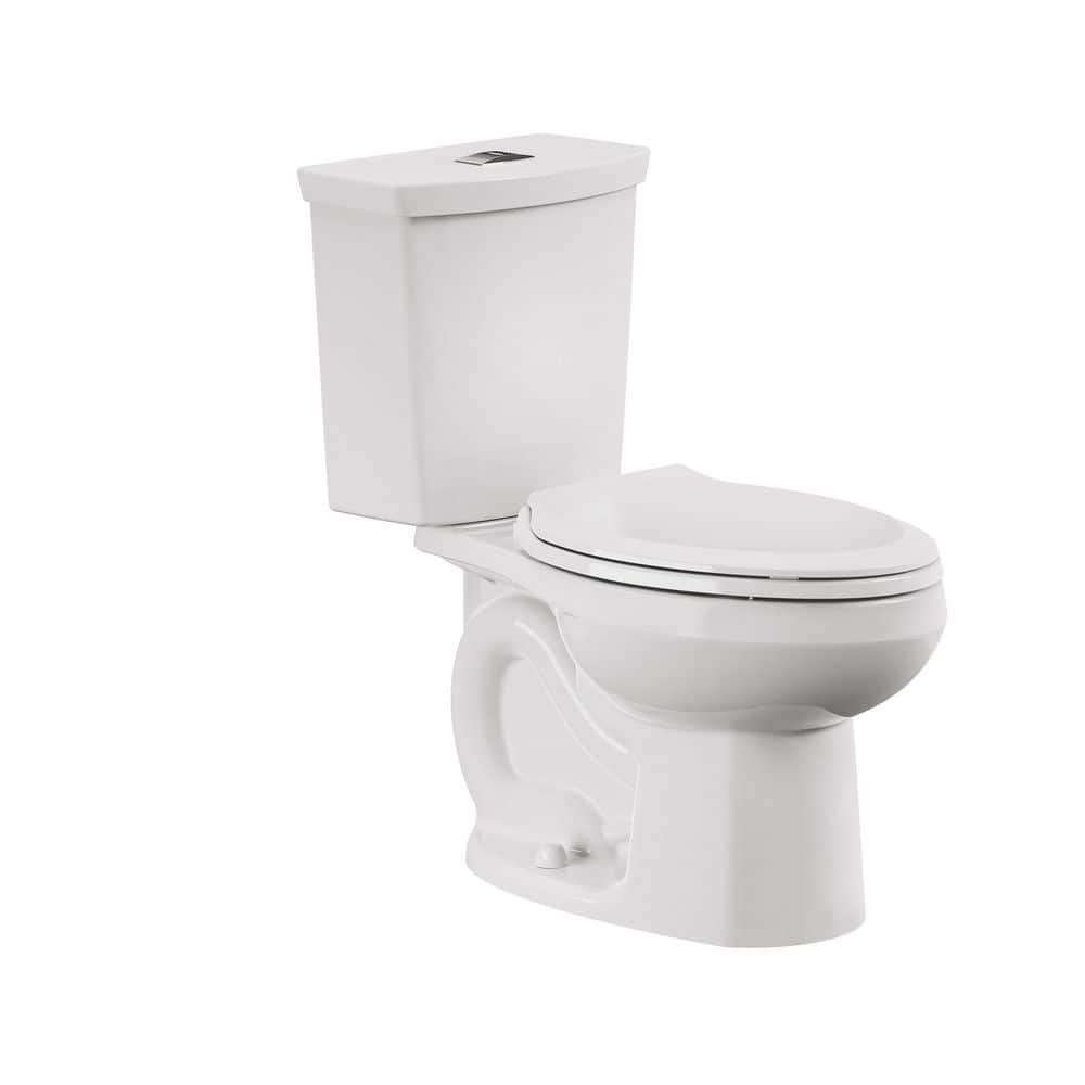 White Slow-Close Elongated Toilet Seat with Lid