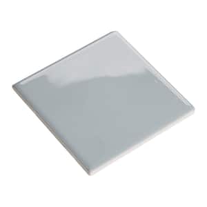 Semi-Gloss Arctice White 4-1/4 in. x 4-1/4 in. Ceramic Bullnose Wall Tile (0.125 sq. ft. / piece)