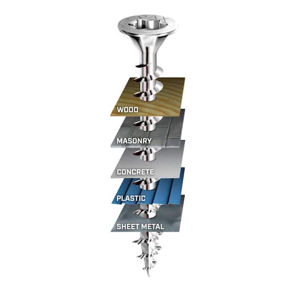 SPAX #10 x 2 in. Exterior Flat Head Deck Wood Screws Construction