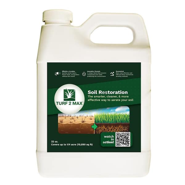 TURF2MAX 32 oz. Soil Amendment Soil Aeration and Restoration