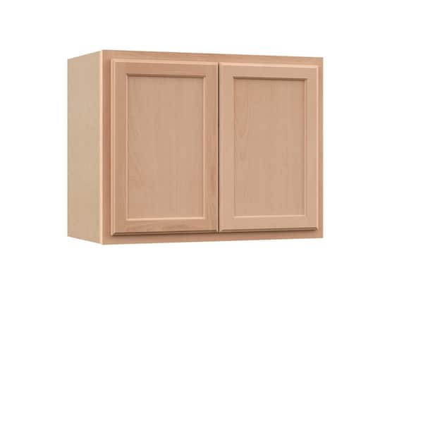 Recessed Panel 30 in. W x 12 in. D x 24 in. H Assembled Wall Bridge Kitchen Cabinet in Unfinished