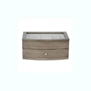 Chelsea Grey Bedside Table Jewelry Box Organizer with Drawer