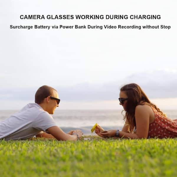 OhO sunshine Video Smart Glasses with Full HD Camera & Open Ear
