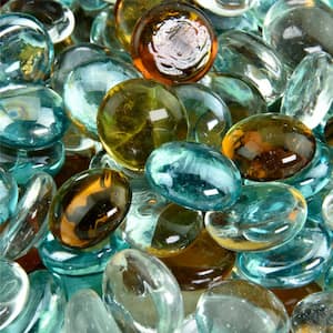 10 lbs. of Shabby Chic 1/2 in. Blended Fire Glass Beads