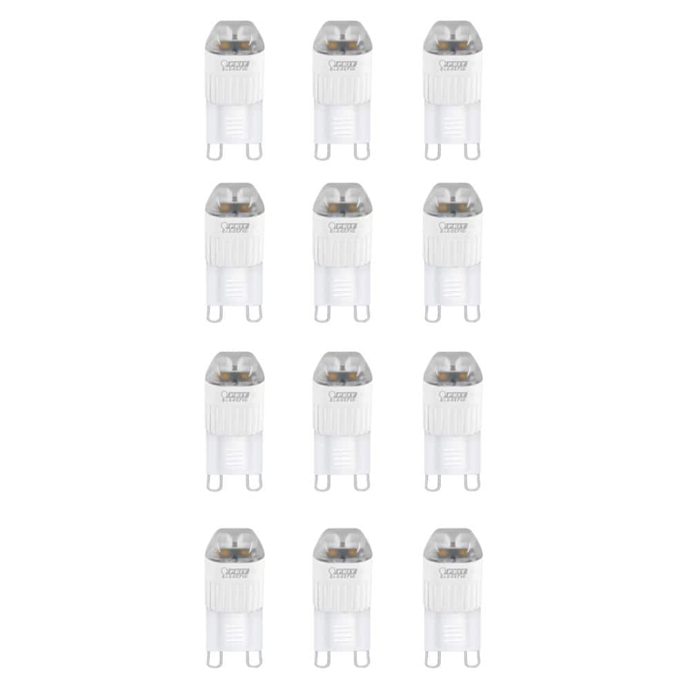 20W Equivalent Warm White (3000K) T5 G9 Bi-Pin LED Light Bulb (12-Pack)