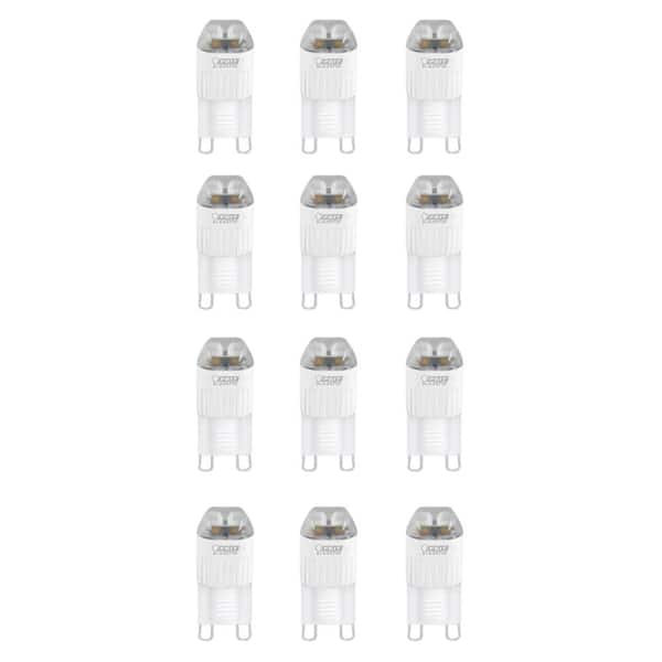 Promote screen know Feit Electric 20W Equivalent Warm White (3000K) T5 G9 Bi-Pin LED Light Bulb  (12-Pack) G9/LED/12 - The Home Depot