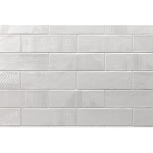 Ace Gray 2 in. x 8 in. x 9 mm Polished Ceramic Subway Wall Tile (38 pieces / 5.38 sq. ft. / box)