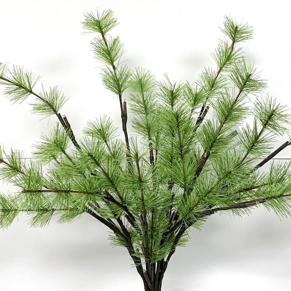 20 in. Pine Needles LED Lighted Artificial Branch 10343 - The Home Depot