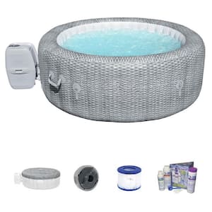 Honolulu Salu Spa Air Jet 6-Person Inflatable Hot Tub with Chemical Kit