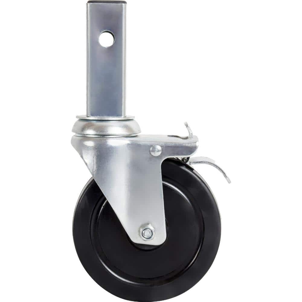 UPC 778300610167 product image for 5 in. Caster Wheel with Locking Pin, Heavy Duty Dual Locking Casters, Tools/Acce | upcitemdb.com
