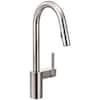 MOEN ALIGN SINGLE HANDLE HIGH ARC PULLDOWN KITCHEN FAUCET, CHROME 7565 ...