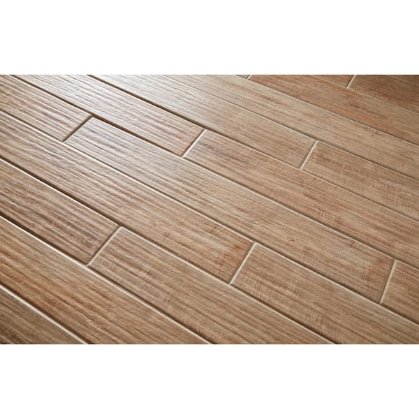 Marazzi Montagna Soft Maple 4 in. x 28 in. Glazed Porcelain Floor