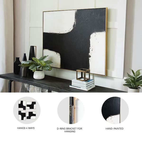 Signature Design by Ashleyウォールアート Signature DESIGN BY ASHLEY Reighlea Framed Abstract Wall Art 39 in