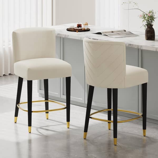 Noble House Boise Veera 29.75 in. Beige, Black and Gold Noble House Boise Veera 29.75 in. Beige, Black and Gold