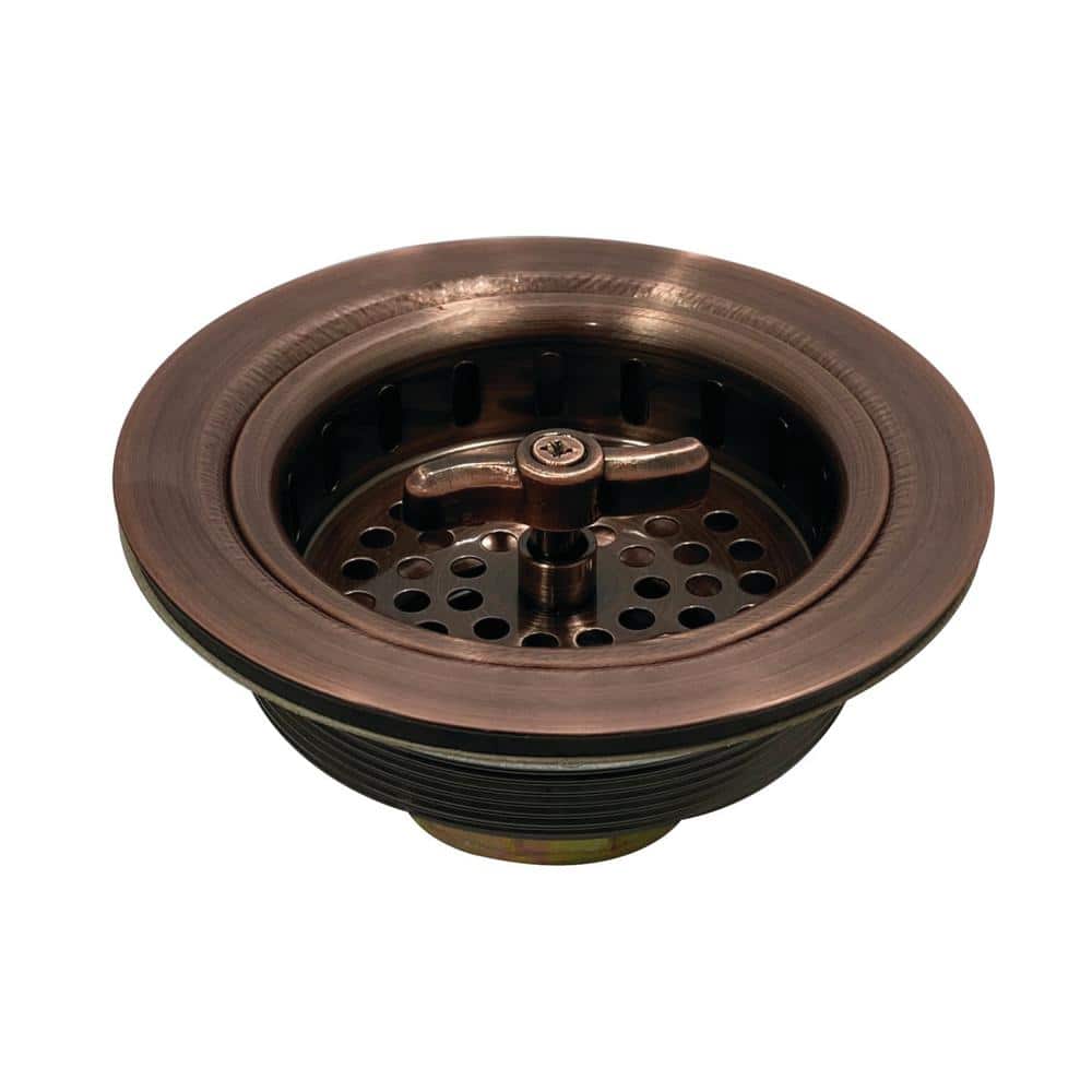 Tacoma 4-1/2 in. Spin and Seal Stainless Steel Basket Strainer in Antique Copper price history on PriceWatchPro