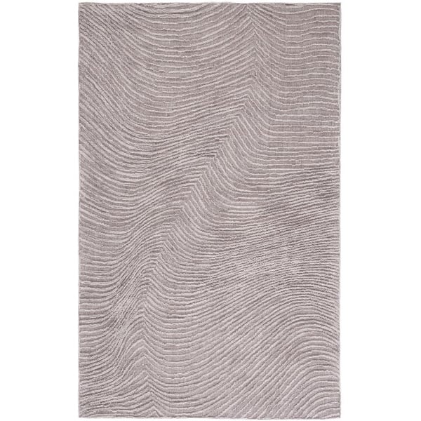 SAFAVIEH Trace Brown/Ivory 8 ft. x 10 ft. Abstract Area Rug