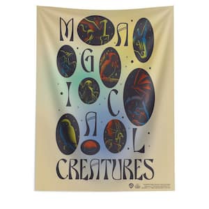 Harry Potter Magical Creatures Printed Wall Hanging