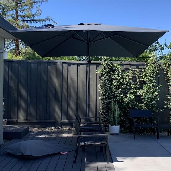 10 ft. - Gray - Patio Umbrellas - The Home Depot 10 ft. - Gray - Patio Umbrellas - The Home Depot
