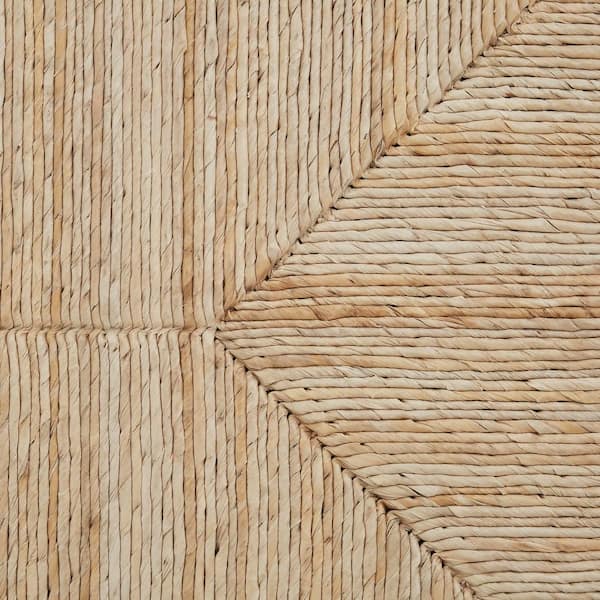 StyleWell Neela Woven Natural Banana Fiber King Headboard