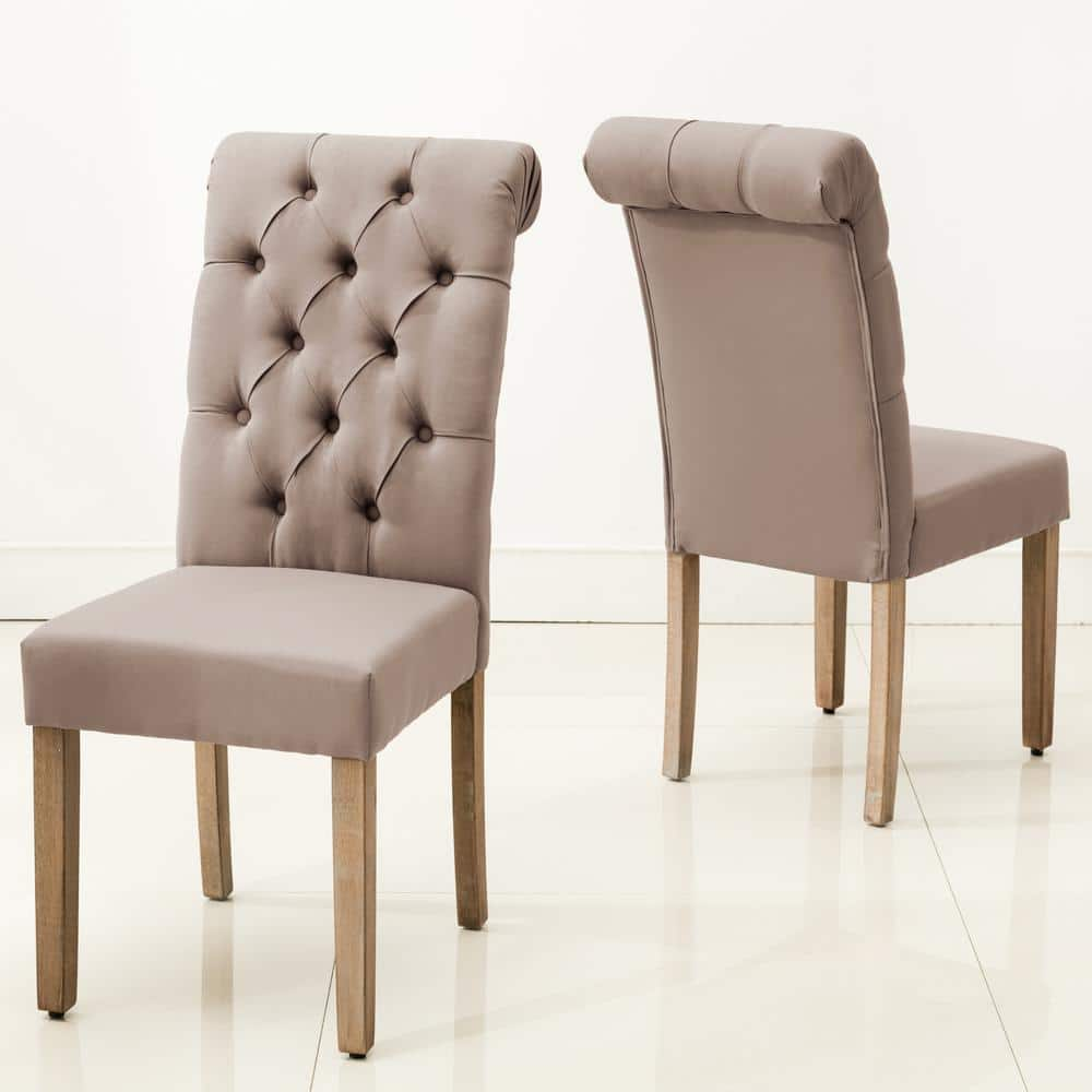 jocelyn roll top tufted upholstered side chair