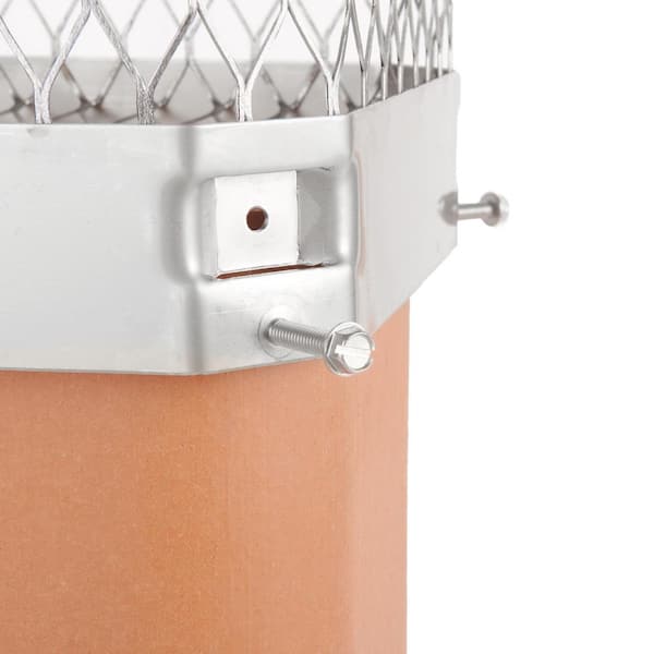 The Forever Cap Slip-In 11 In. Round Fixed Stainless Steel Chimney Cap FSIRC11 - The Home Depot - View #5