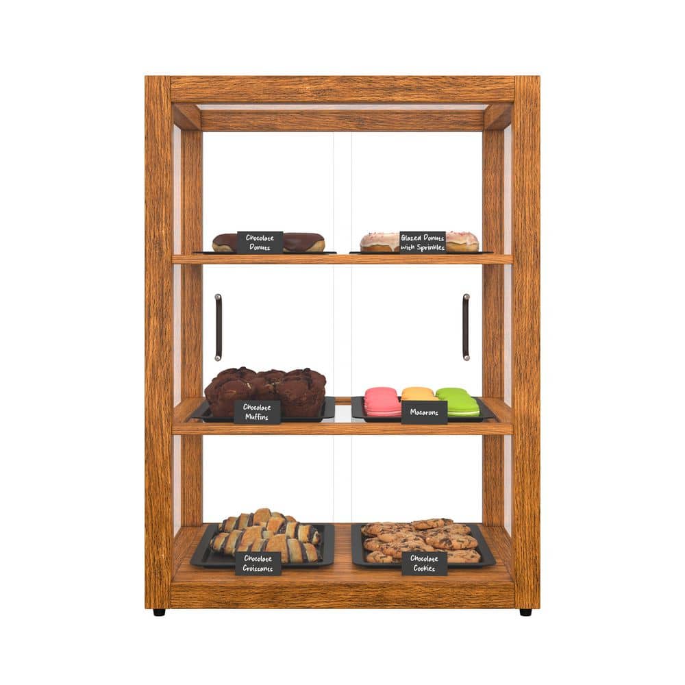 21 In. Artisan Upright Light Wooden Bakery Display Case 3.5 Cu. ft. price history on PriceWatchPro
