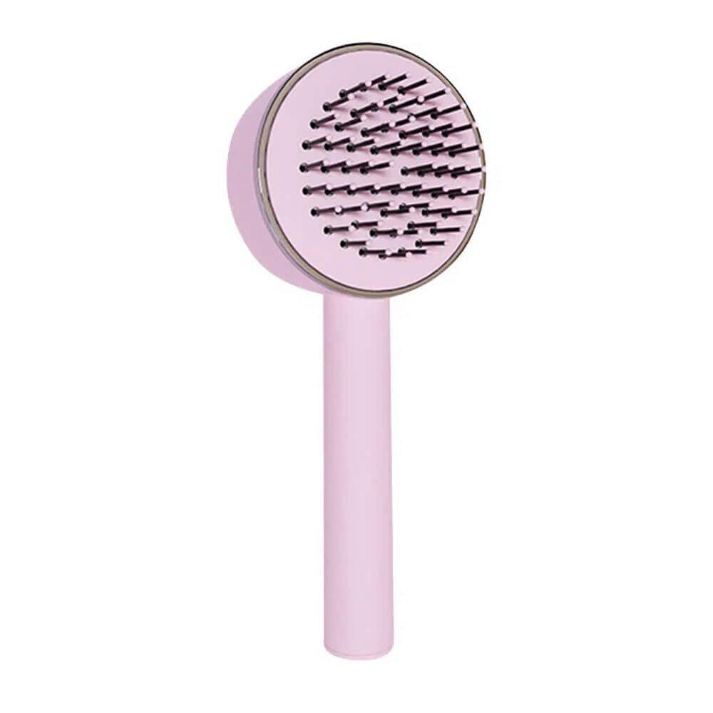 3D Air Cushion Massager Brush with Retractable Bristles Self Cleaning Hair 