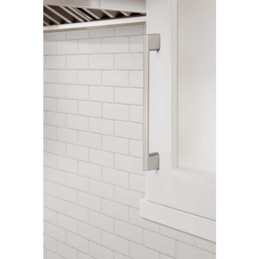 Satin Nickel 6-5/16 Inch Cabinet Pulls, 10 Pack