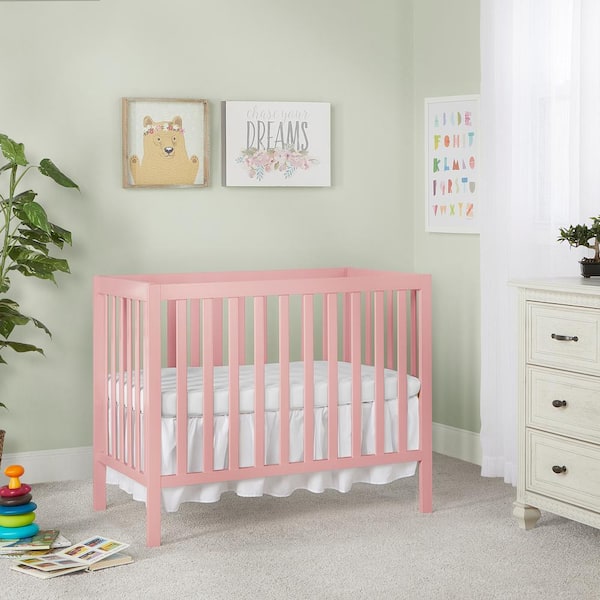 Pink crib store