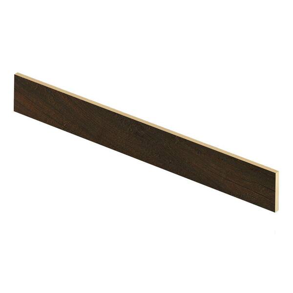 Zamma Warm Chestnut 94 in. Length x 1/2 in. Depth x 7-3/8 in. Height Laminate Riser to be Used with Cap A Tread