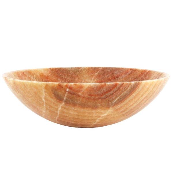 Fontaine Onyx Stone Vessel Sink in Honey-DISCONTINUED