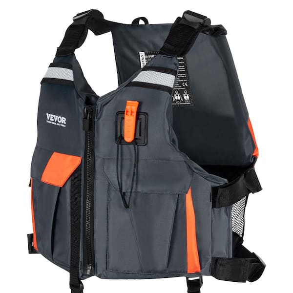 VEVOR Watersports Life Vest PFD 110N Buoyancy Life Jacket for Men and Women XL