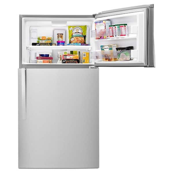 Whirlpool 21.3 cu. ft. Top Freezer Refrigerator in Fingerprint
