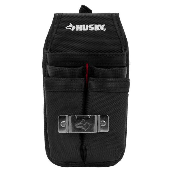 Husky 4 Zoll Gürteltasche – Leichte Bauchtasche Mit Klettverschluss, Edelstahl-Clip Für Werkzeug, Handy & Schlüssel