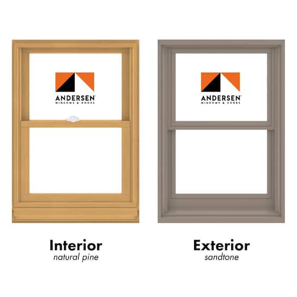 Andersen 400 Series 25-5/8 in. x 36-7/8 in. Clad Wood Double-Hung