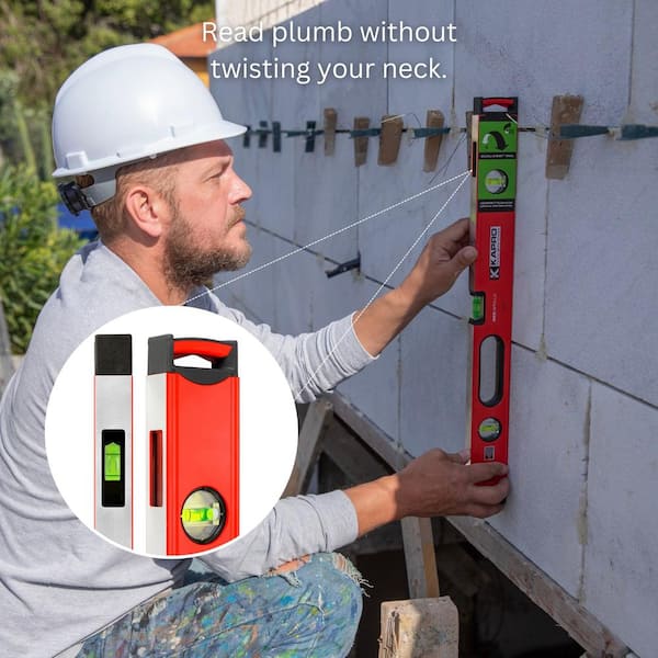 Kapro 96 in. Professional Magnetic Aluminum Box Level with